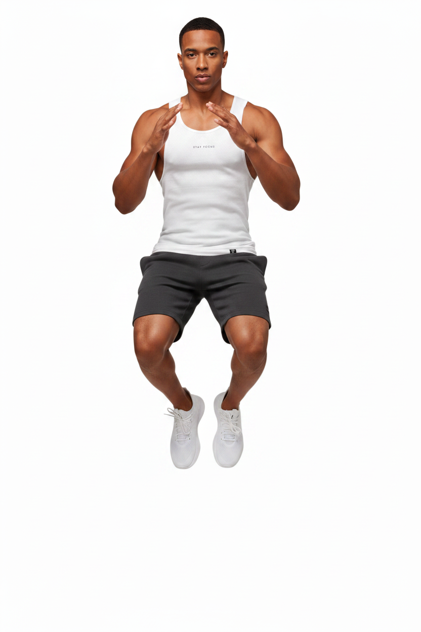 STAY FOCUS Ribbed Tank