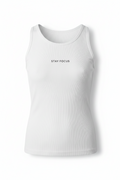 STAY FOCUS Ribbed Tank