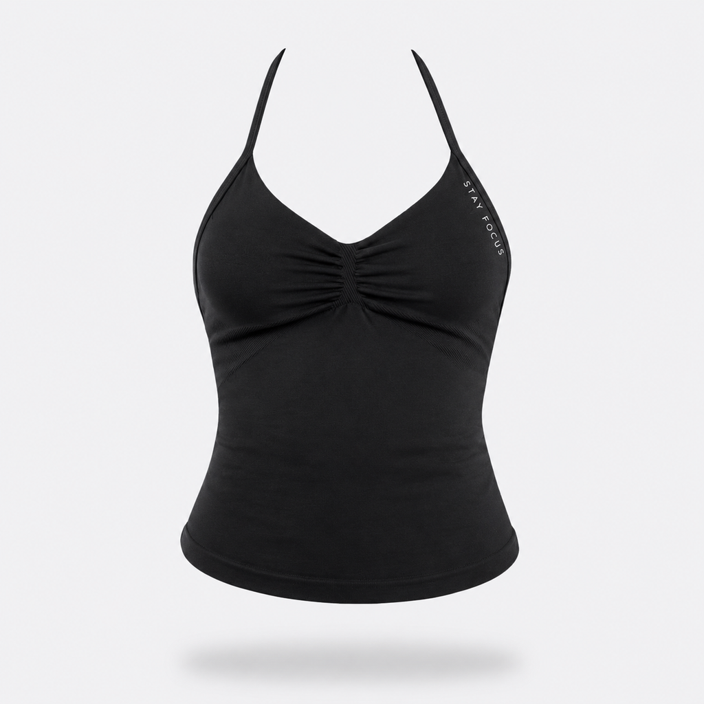 STAY FOCUS™ — DYNAMIC STRAPPY TOP